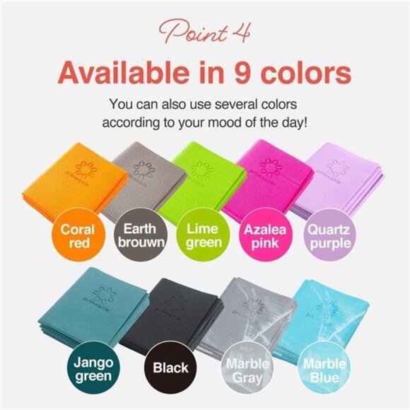 Folding Yoga Travel Pilates Mat Foldable Easy to Carry to Class Beach Park - Picture 5 of 7